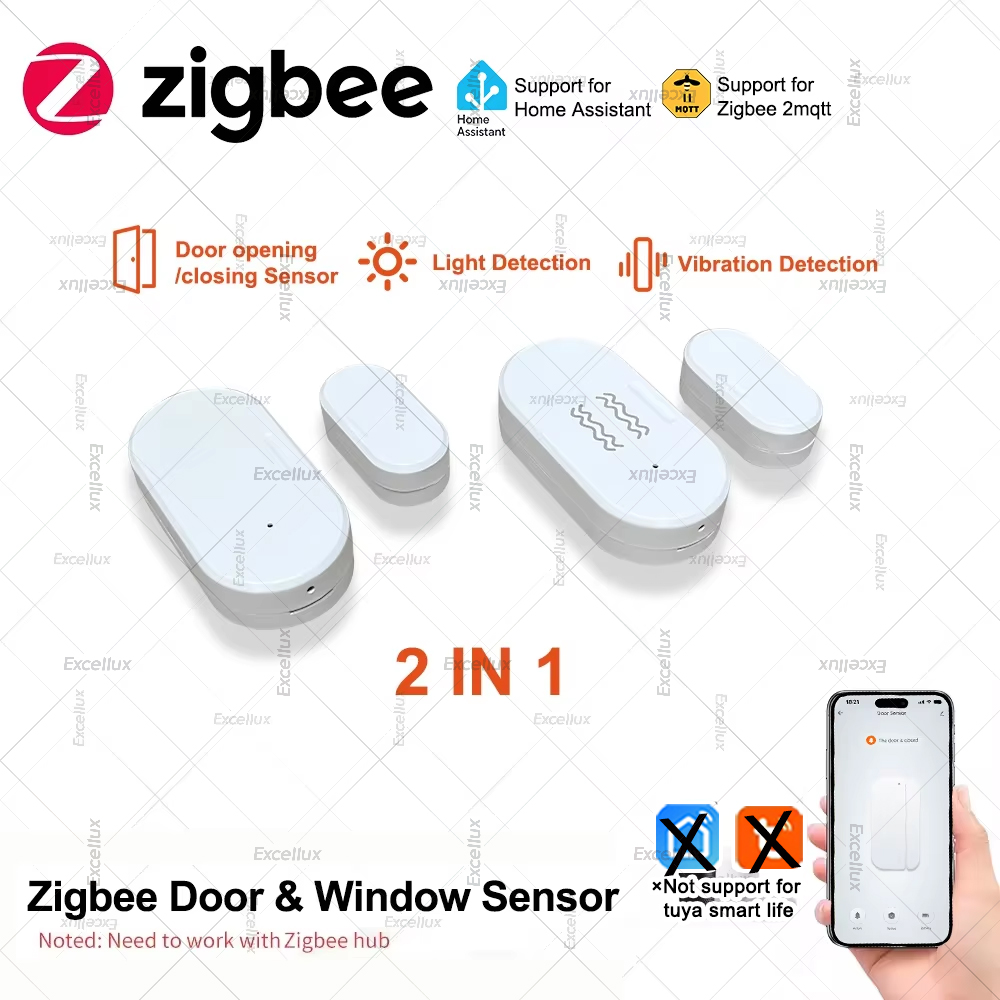 Smart Home Security - زيجبي 3.0 مستشعر نافذة الباب مع