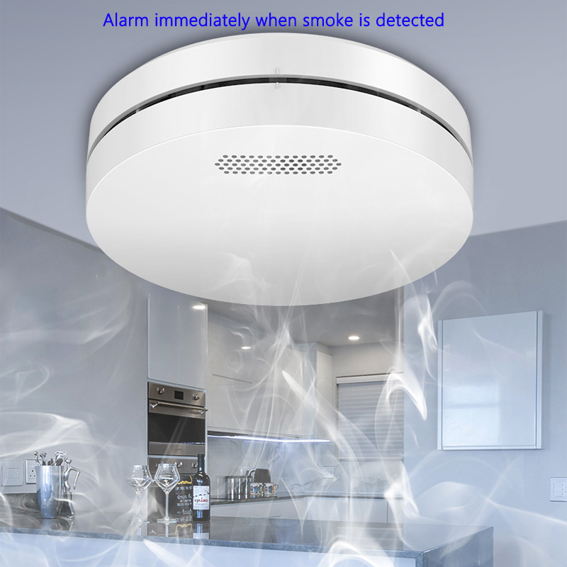 Smart Smoke Detector - كاشف حريق ذكي لاسلكي من تويا