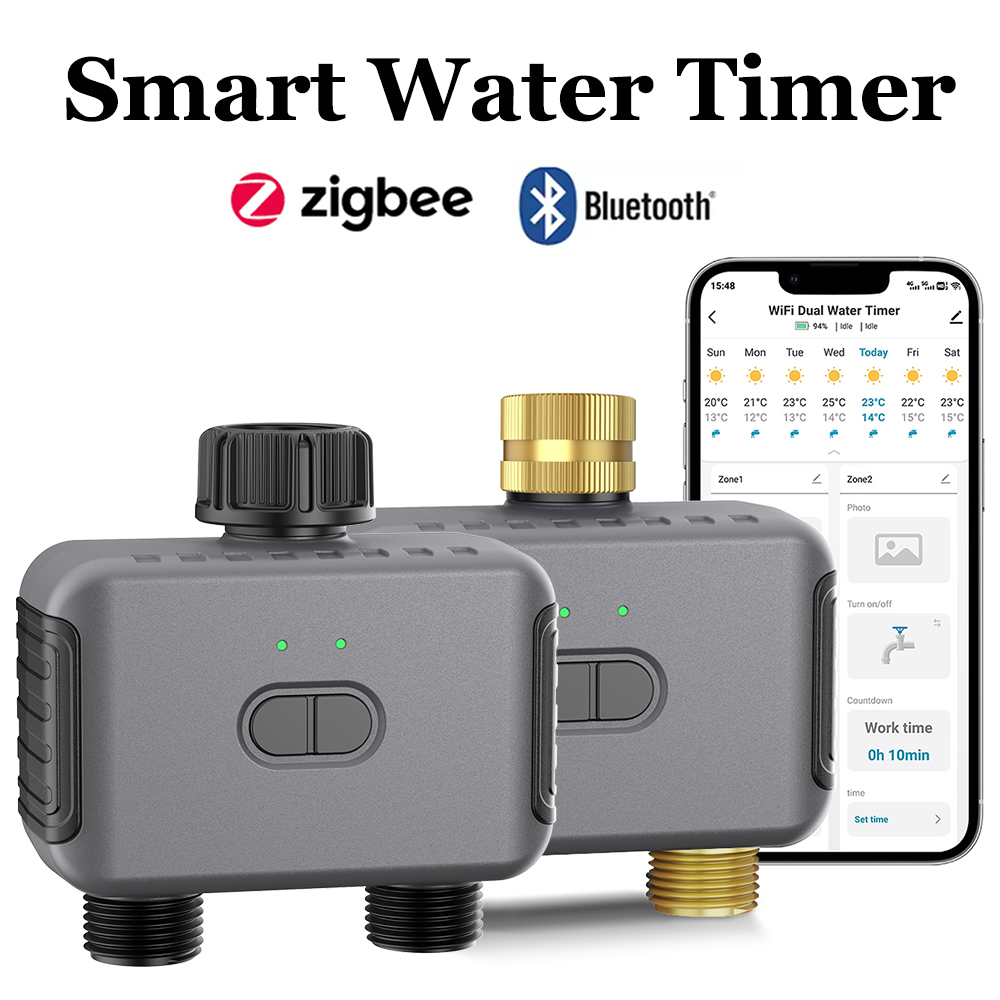 Smart Home System - تويا مؤقت مياه ذكي زيجبي/BT وحدة