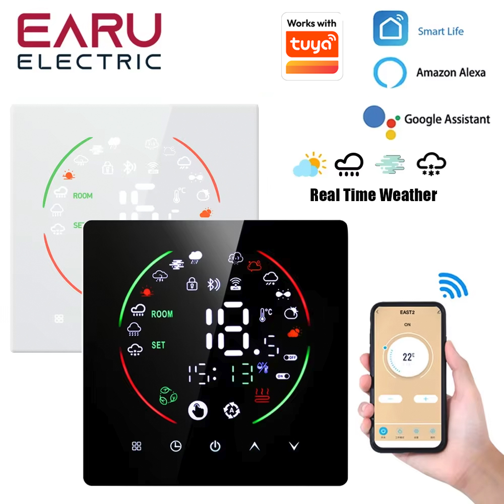 Smart Home Full System - ثيرموستات ذكي من EARU Tuya يعمل