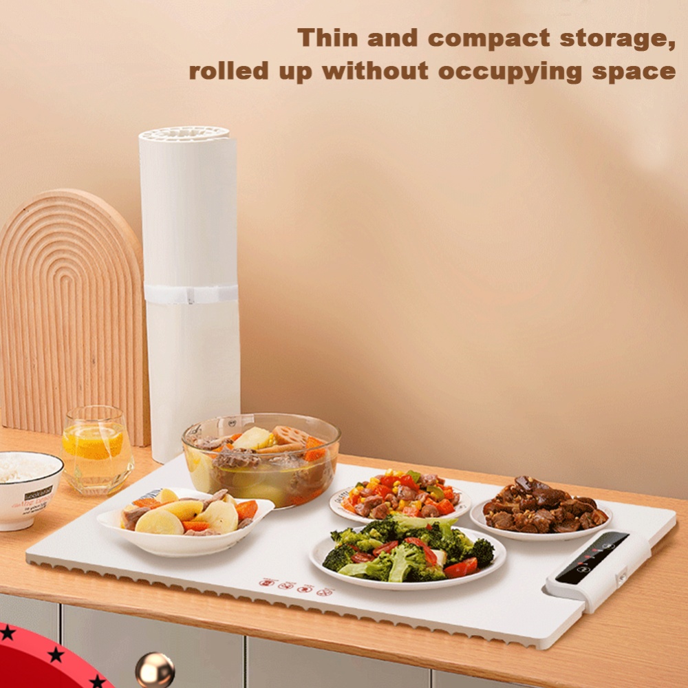Smart Home Kitchen - صينية تسخين طعام كهربائية قابلة للطي