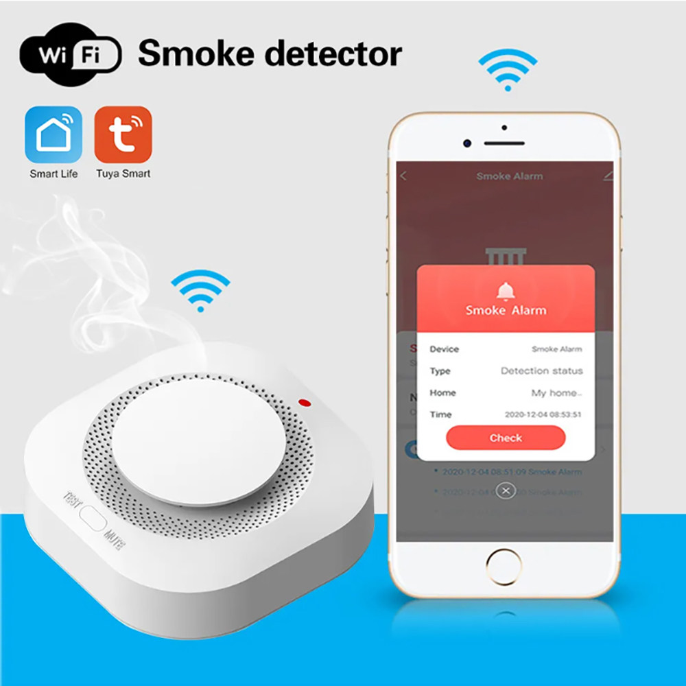 Smart Smoke Detector - جهاز كشف الدخان الذكي من تويا