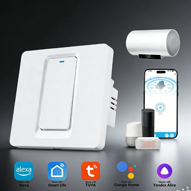 Smart Home System - مفتاح سخان المياه الذكي/واي فاي وتحكم