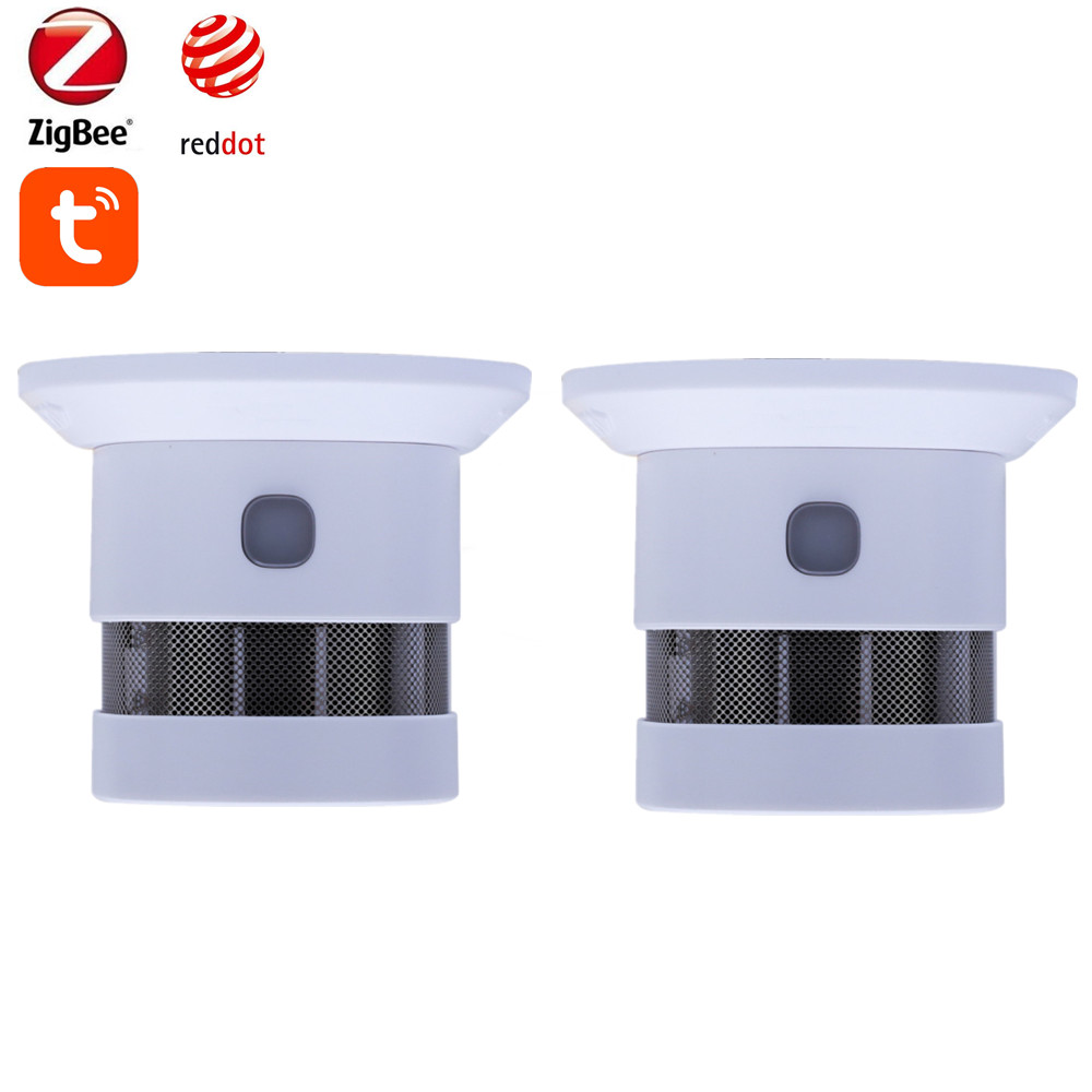 Smart Smoke Detector - كاشف دخان ذكي من تويا يعمل