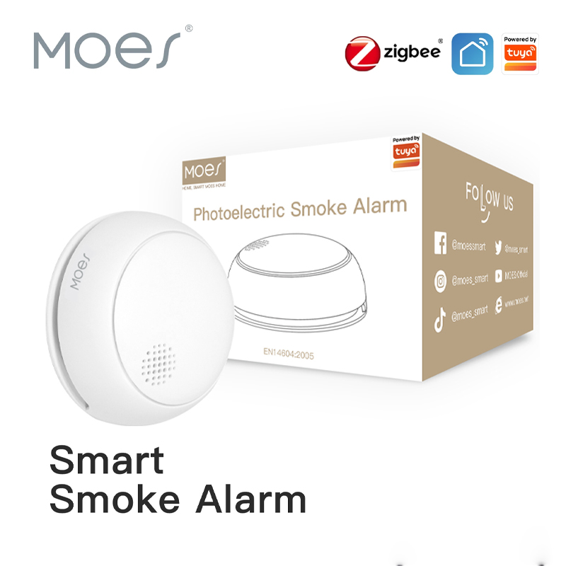 Smart Home Kitchen - MOES ZigBee الذكية اللاسلكية كاشف الدخان