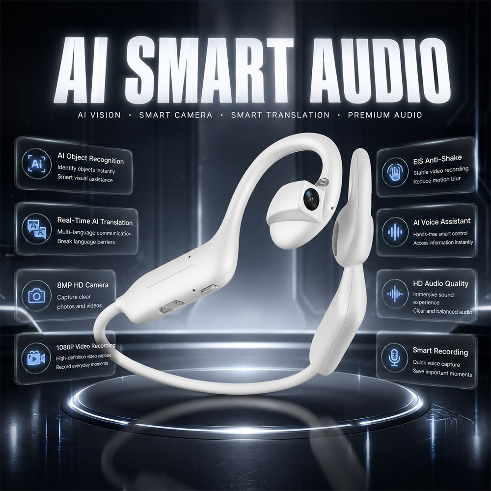 Smart Home App - سماعات أذن بلوتوث جديدة بدقة 1080P