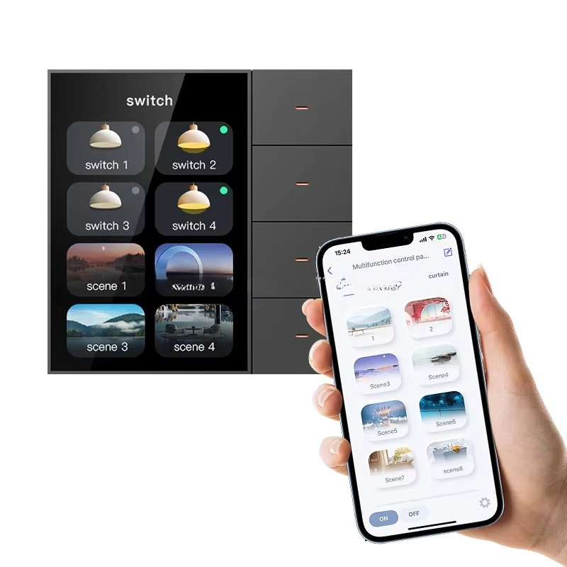 Smart Home Sistem - مفتاح ذكي F3 Pro بشاشة لمس