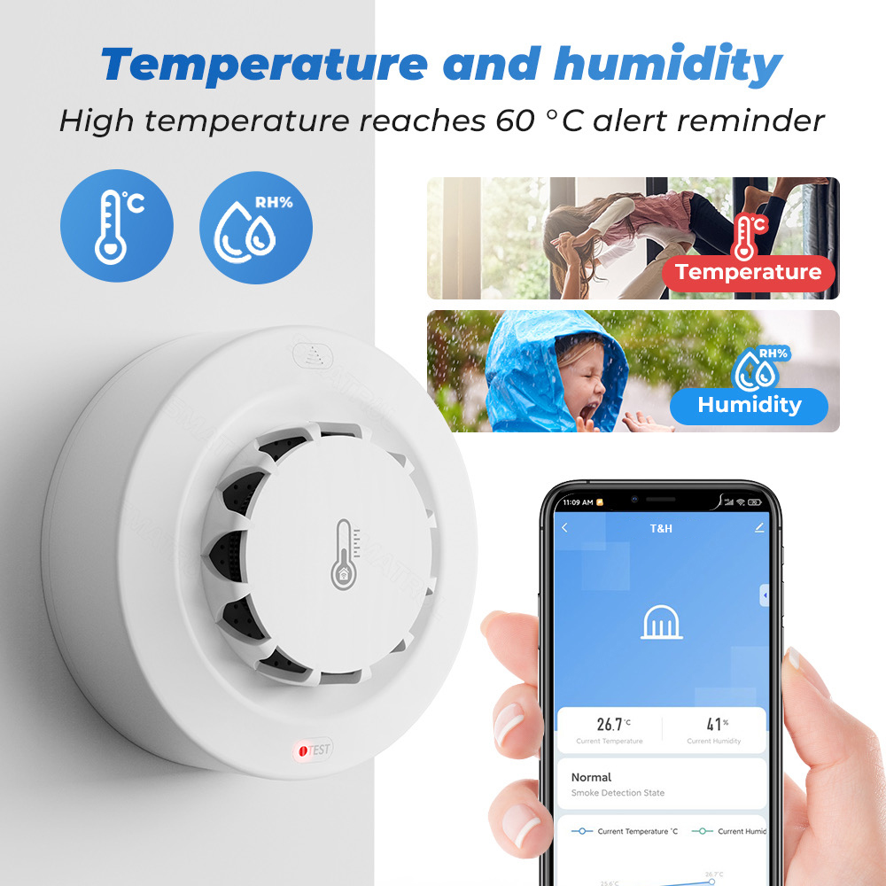 جهاز استشعار درجة الحرارة والر - مراجعة Smart Home Security وسعره