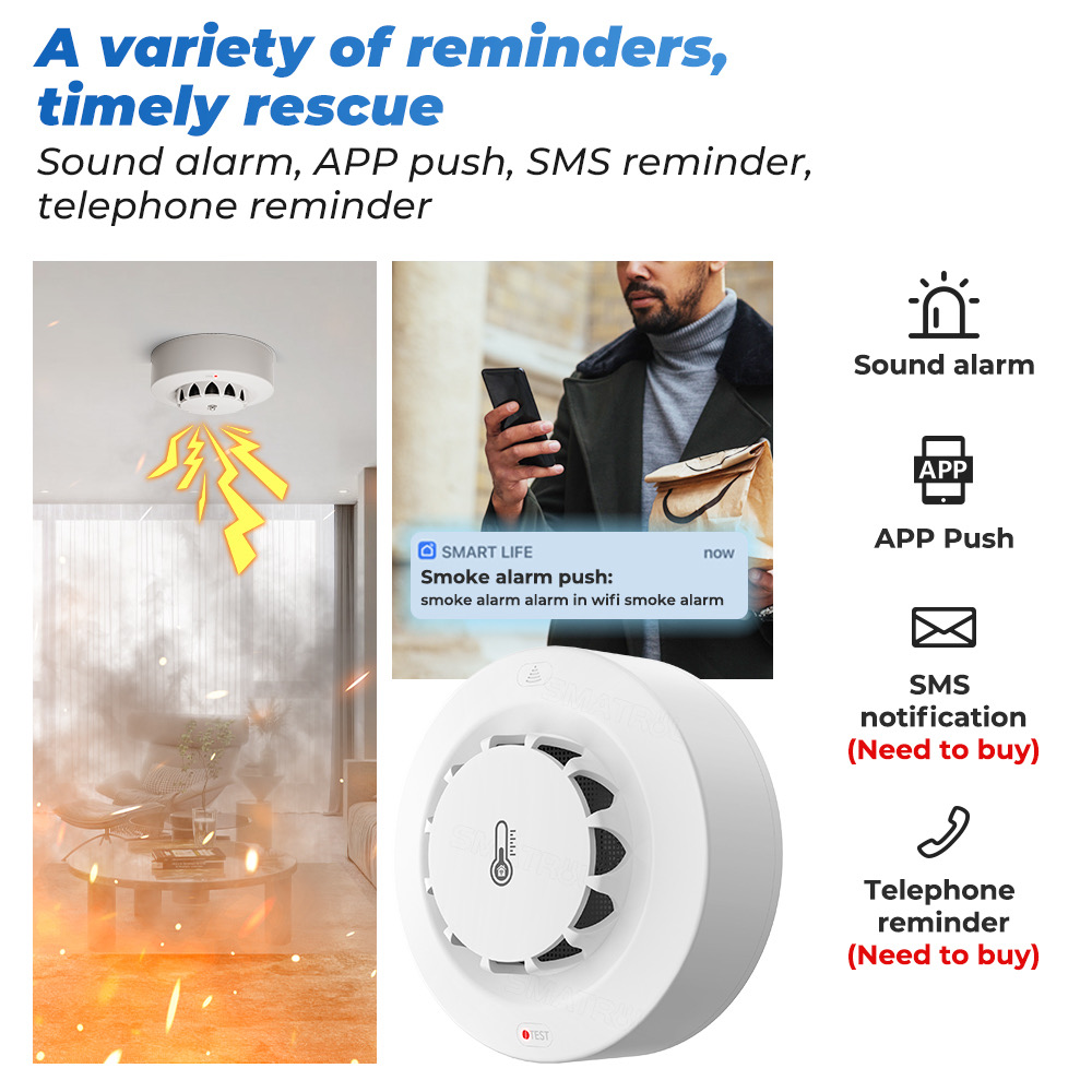 جهاز استشعار درجة الحرارة والر - مراجعة Smart Home Security وسعره