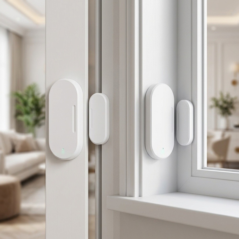 مستشعر الأبواب والنوافذ بتقنية - مراجعة Smart Home Security وسعره