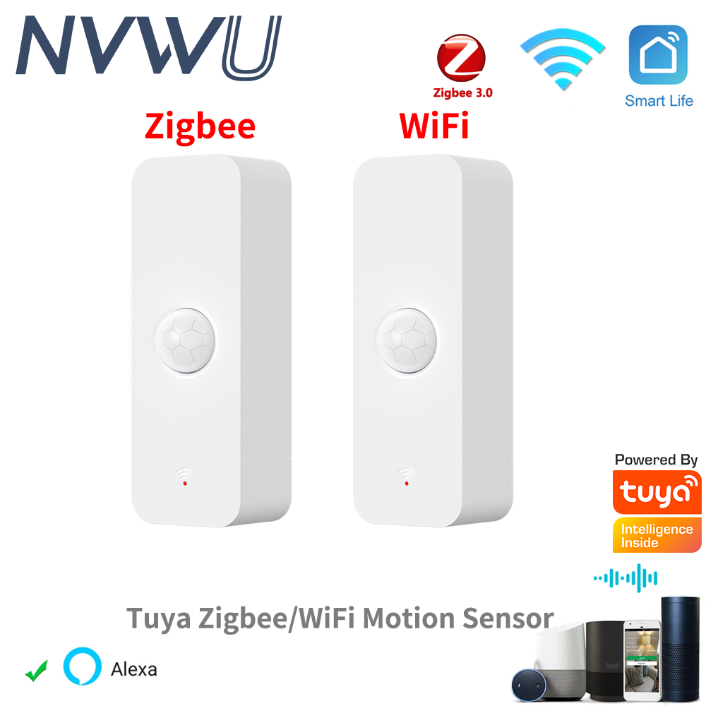 Tuya WiFi Zigbee PIR محس حركة  - مراجعة Smart Home Security وسعره