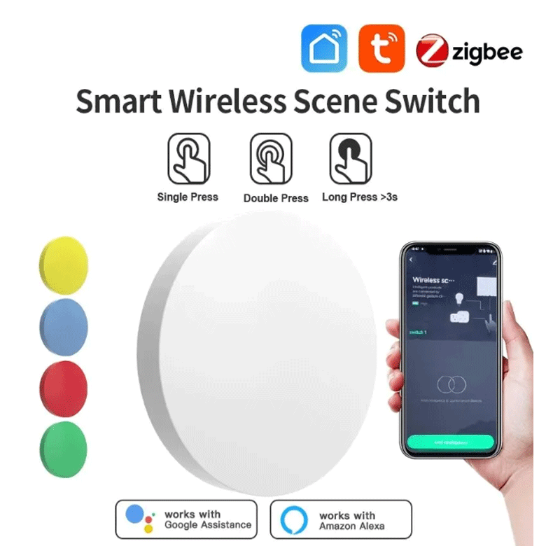 زر ذكي لاسلكي من تويا زيجبي لل - مراجعة Smart Home Switch وسعره
