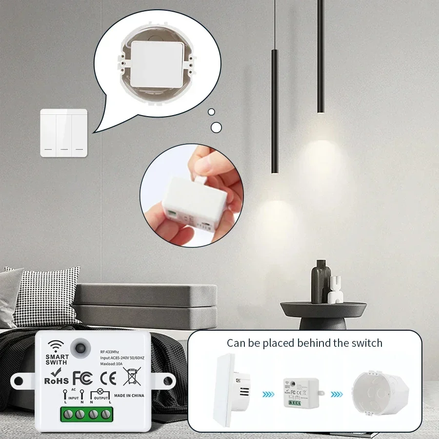 مفتاح تحكم عن بعد لاسلكي RF 43 - مراجعة Smart Home Sistem وسعره