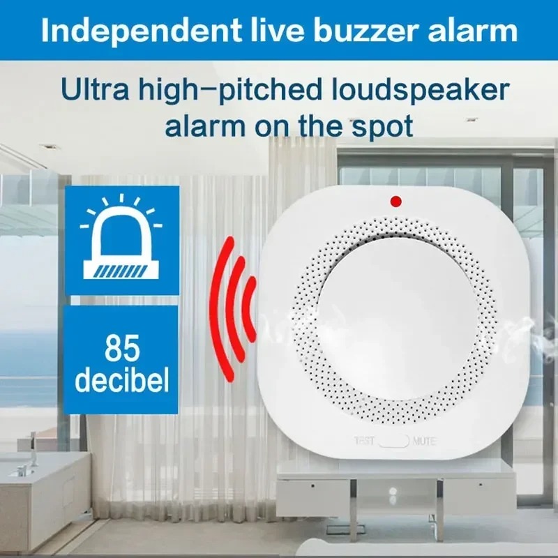 جهاز إنذار ذكي 3 في 1 مستقل وق - مراجعة Smart Smoke Detector وسعره
