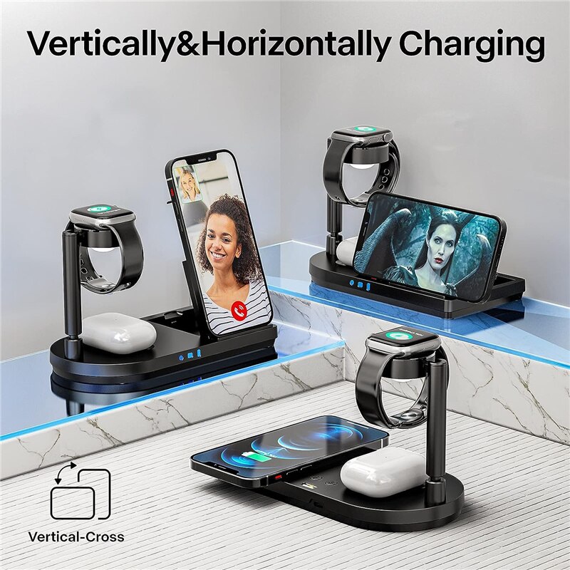 حامل شحن لاسلكي قابل للطي 3 في - مراجعة Smart Night Light وسعره