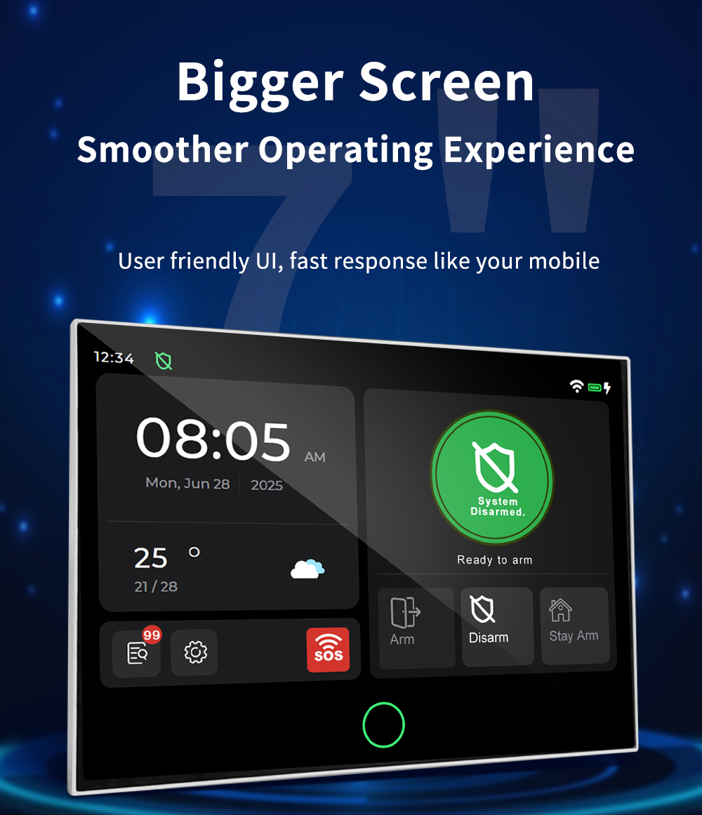 نظام إنذار المنزل الذكي الجديد - مراجعة Smart Home Display وسعره