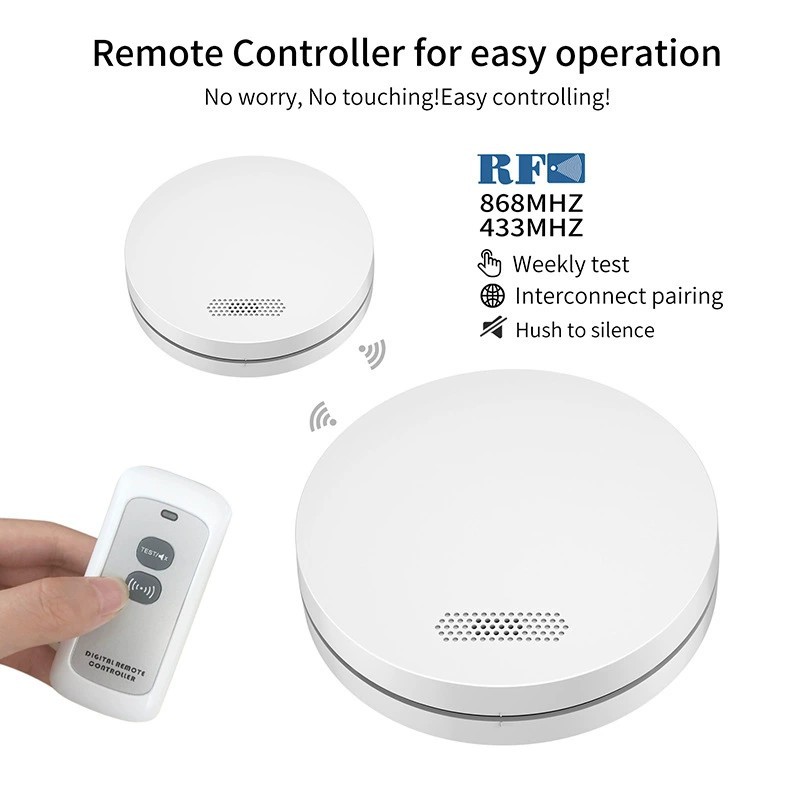 كاشف حريق ذكي لاسلكي من تويا و - مراجعة Smart Smoke Detector وسعره