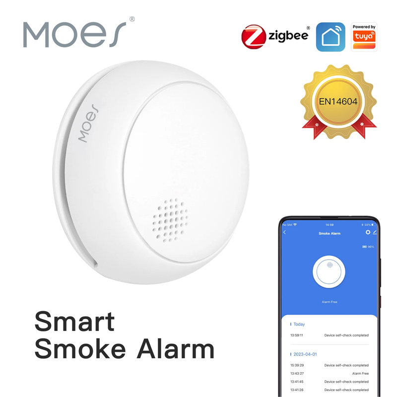 كاشف دخان ذكي لاسلكي من MOES ي - مراجعة Smart Home Kitchen وسعره