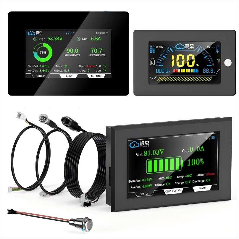 شاشة عرض LCD من JIKONG JK BMS  - مراجعة Smart Energy Monitor وسعره