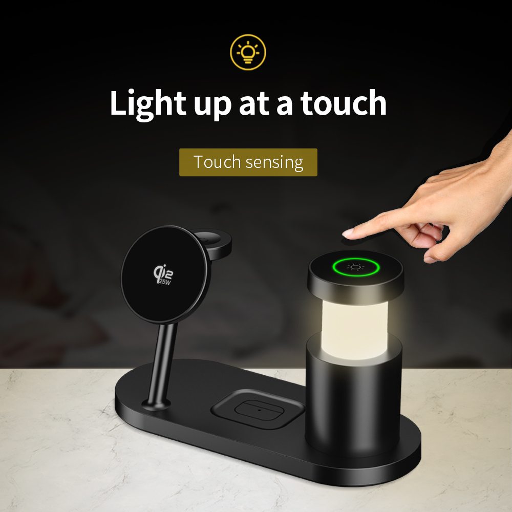شاحن لاسلكي سريع 4 في 1 محدث ل - مراجعة Smart Night Light وسعره