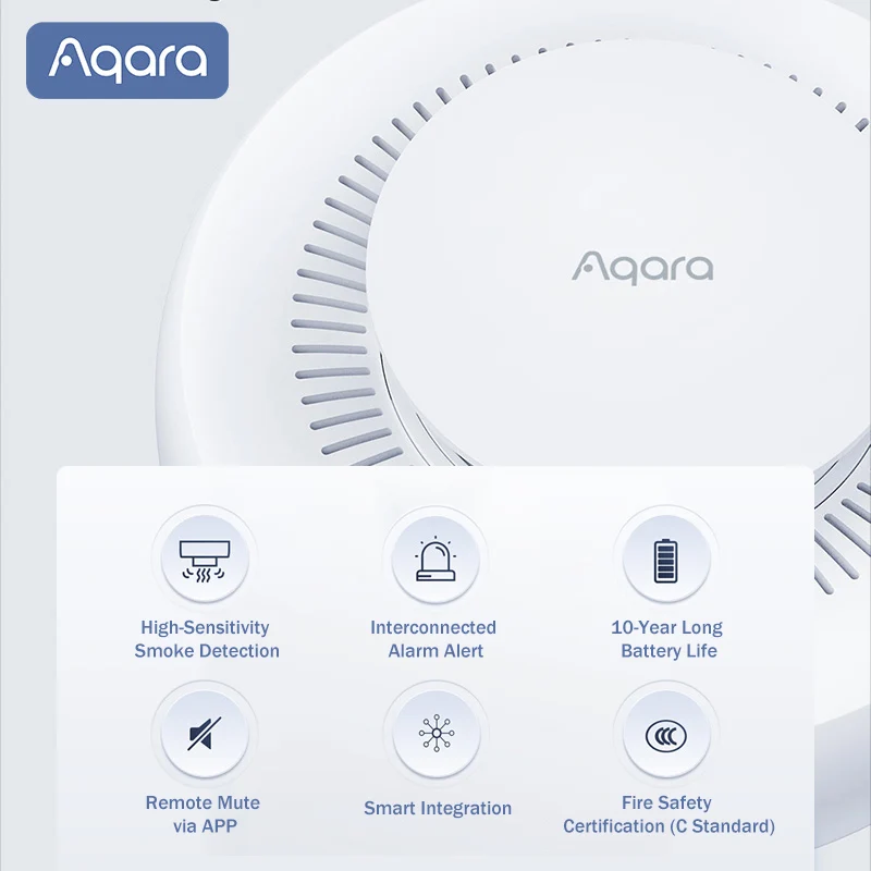 جهاز استشعار الدخان أكارا ماتر - مراجعة Smart Smoke Detector وسعره