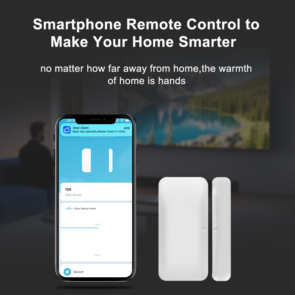 جهاز استشعار لاسلكي للأبواب وا - مراجعة Smart Home Full System وسعره