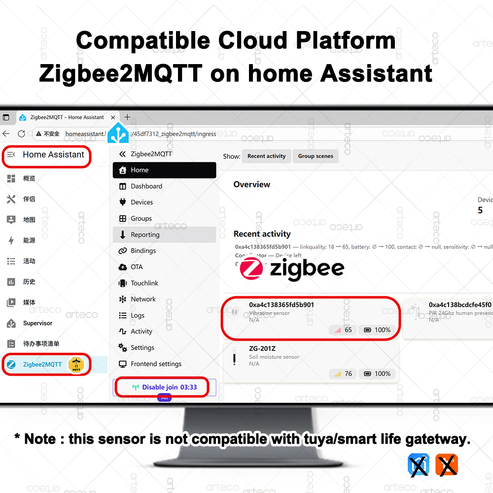 الذكية زيجبي 3.0 مستشعر الاهتز - مراجعة Smart Home Features وسعره