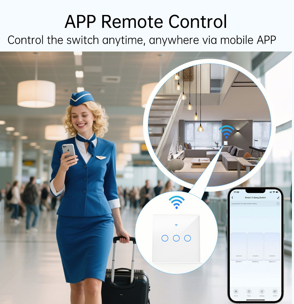 مفتاح إضاءة ذكي يعمل باللمس بت - مراجعة Smart Home Full System وسعره