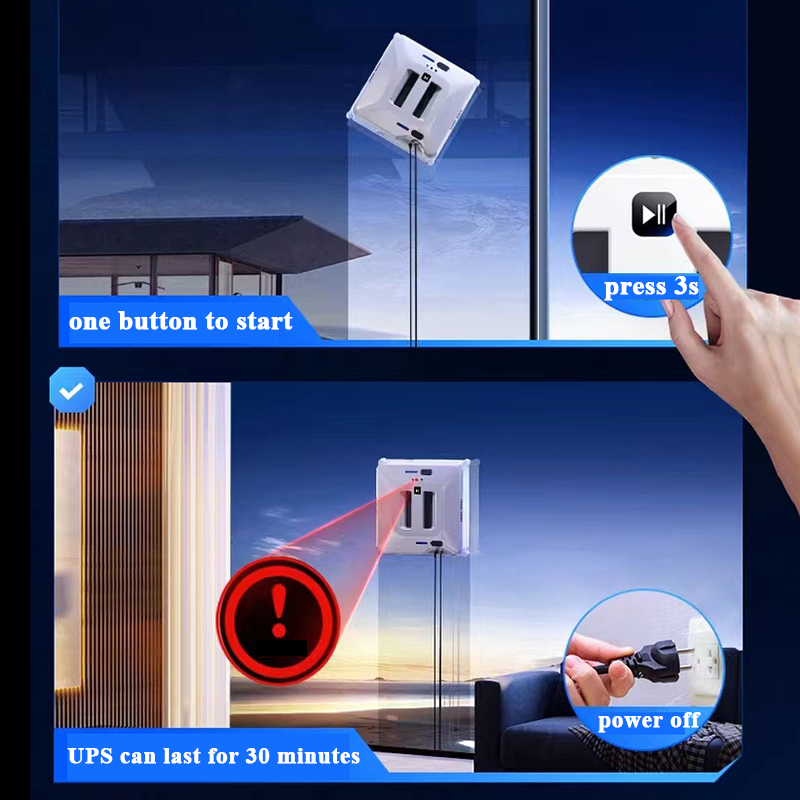 روبوت منظف النوافذ مع البخاخ ، - مراجعة Smart Home Sistem وسعره