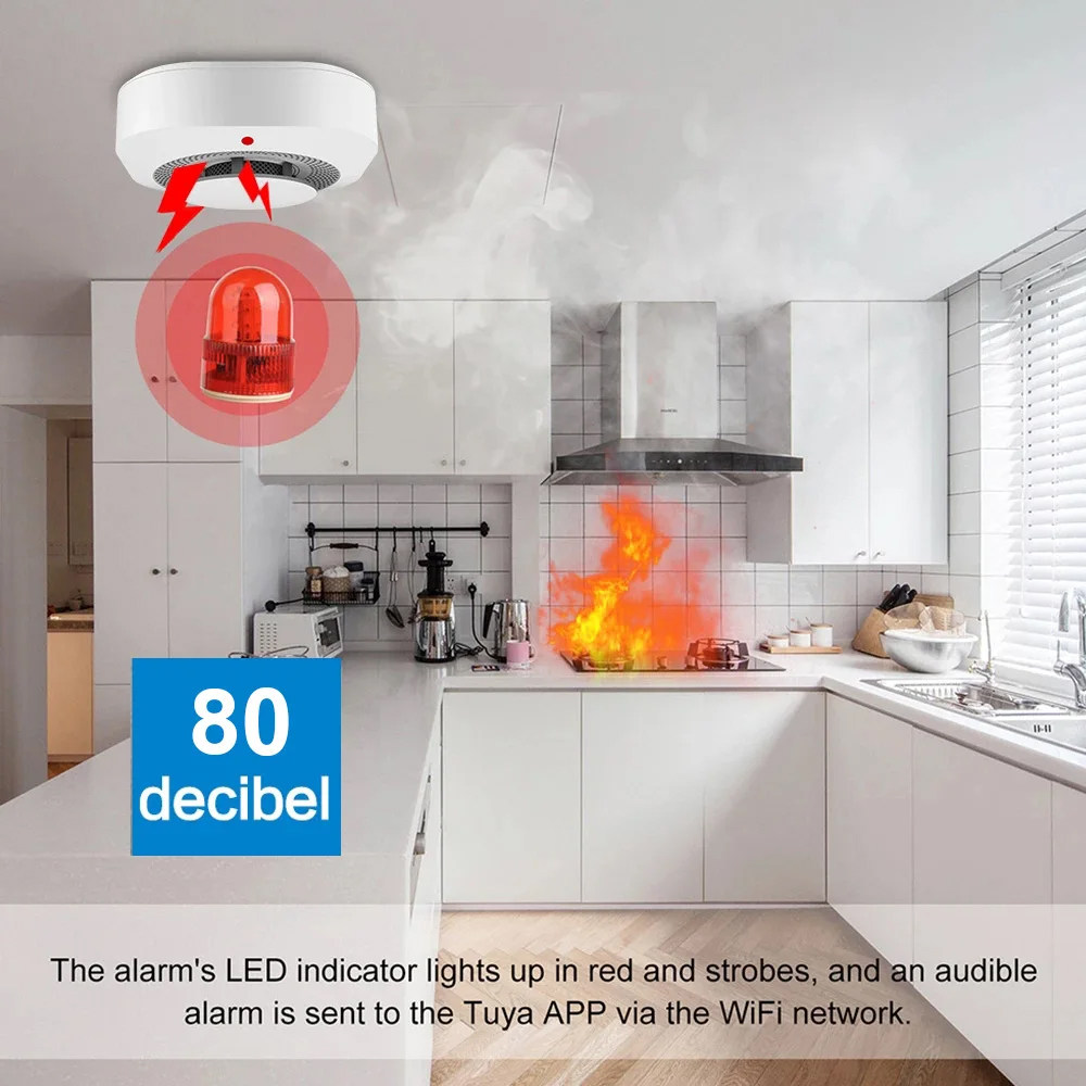 جهاز كشف الدخان الذكي من تويا  - مراجعة Smart Smoke Detector وسعره