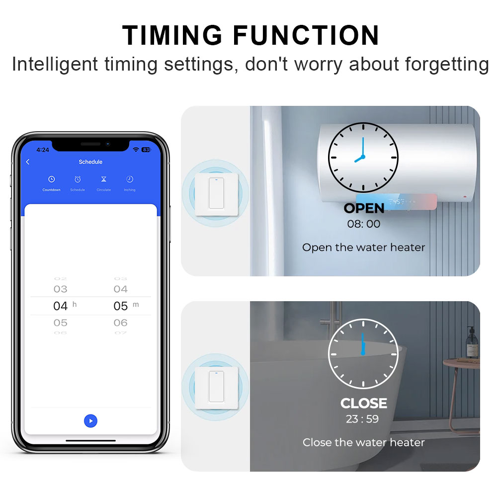 مفتاح سخان المياه الذكي/واي فا - مراجعة Smart Home System وسعره