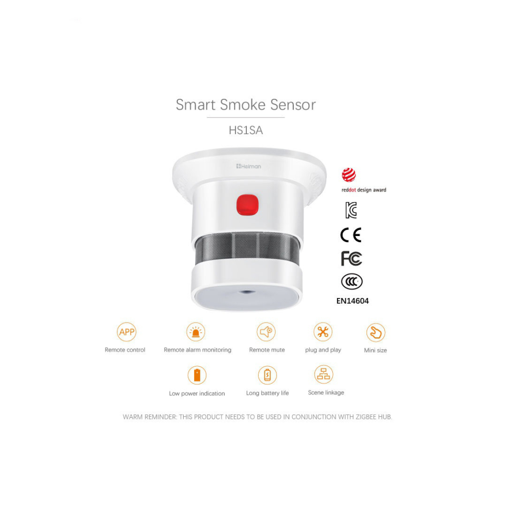 كاشف دخان ذكي من تويا يعمل بتق - مراجعة Smart Smoke Detector وسعره