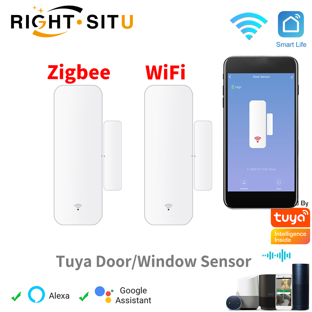 مستشعر الاتصال بالباب والنافذة - مراجعة Smart Home App وسعره