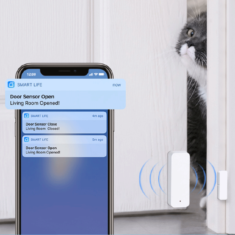 مستشعر الاتصال بالباب والنافذة - مراجعة Smart Home App وسعره