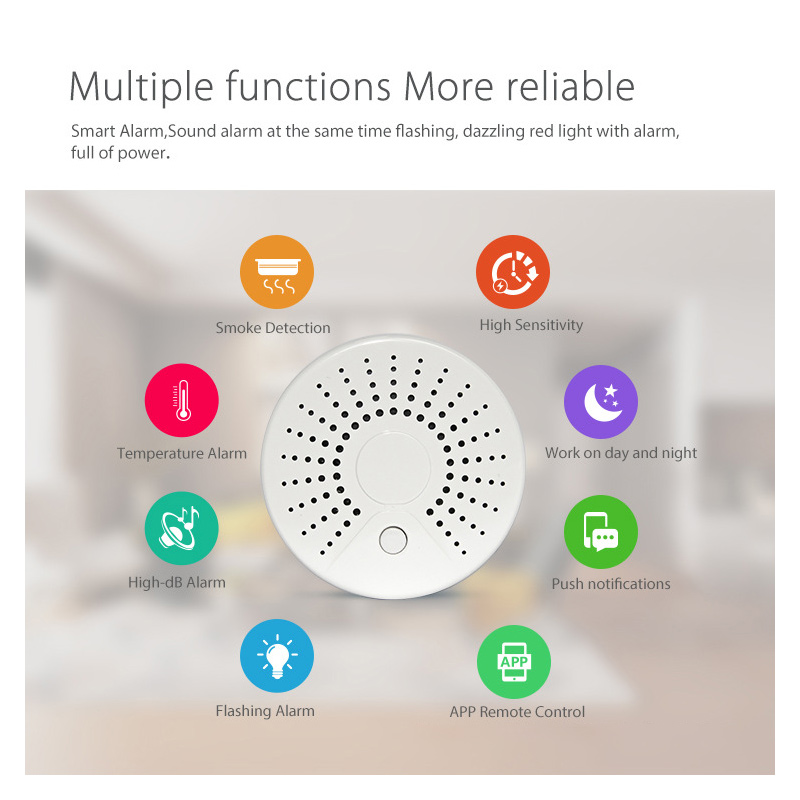 جهاز إنذار ذكي للكشف عن الدخان - مراجعة Smart Smoke Detector وسعره