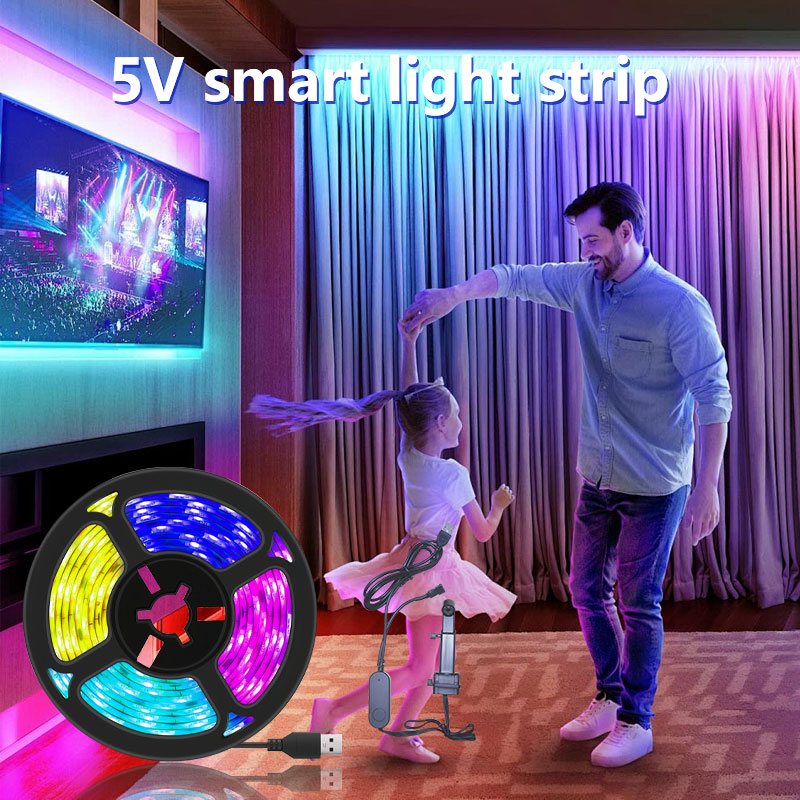 شريط إضاءة LED ذكي RGB من STTL - مراجعة Smart Home Usb وسعره