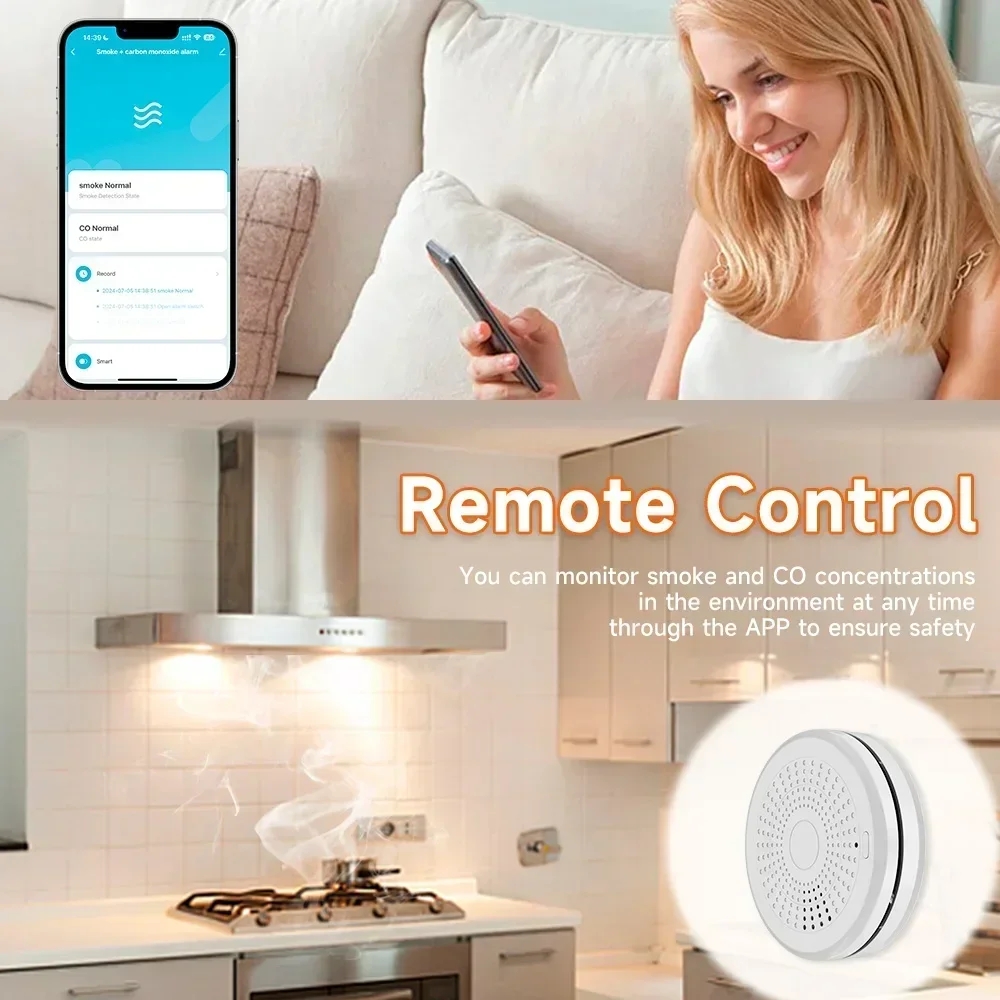 جهاز إنذار ذكي مركب للدخان وأو - مراجعة Smart Smoke Detector وسعره