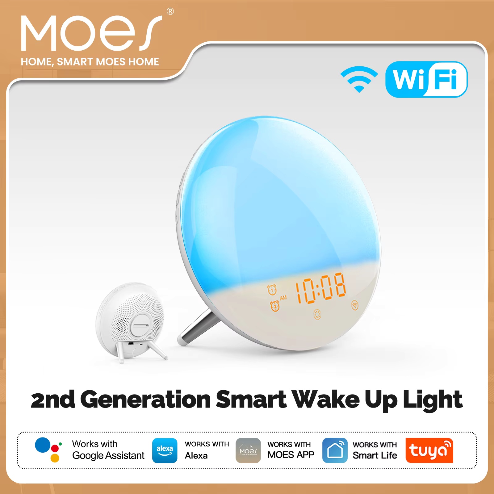 ساعة منبه ذكية من MOES مع إضاء - مراجعة Smart Home Simulation وسعره