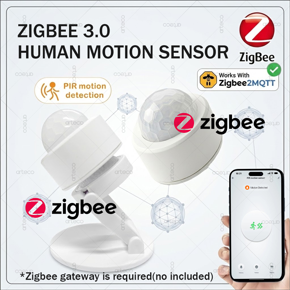 مستشعر حركة صغير بتقنية Zigbee - مراجعة Smart Home Security وسعره