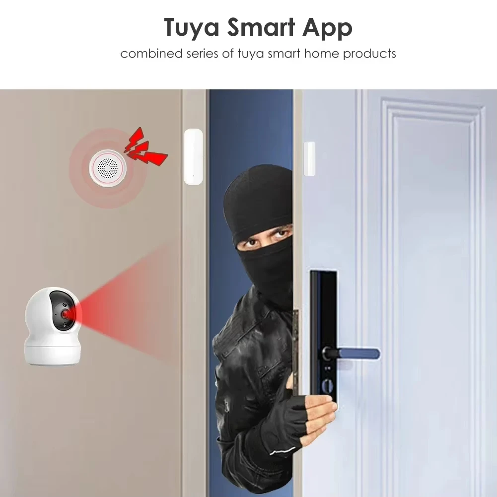 Tuya Zigbee/WiFi مستشعر نافذة  - مراجعة Smart Home Gateway وسعره