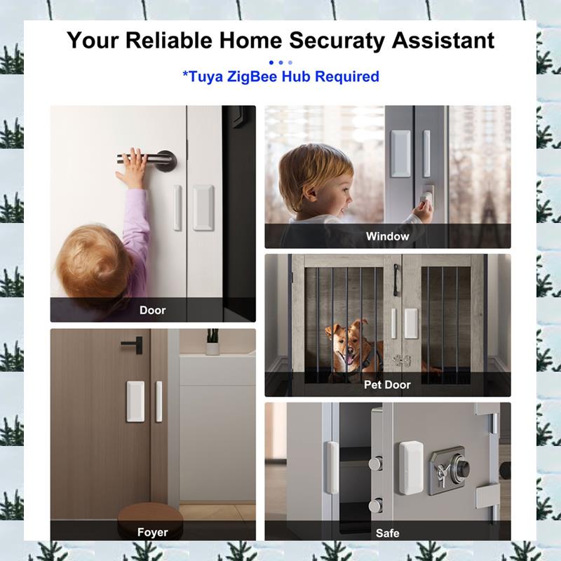 مستشعر الباب ABLG Tuya Zigbee  - مراجعة Smart Home Security وسعره