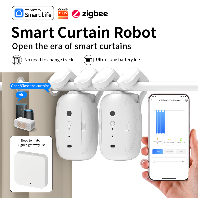 زيجبي الذكية الستار سائق روبوت - مراجعة Smart Home Switch وسعره