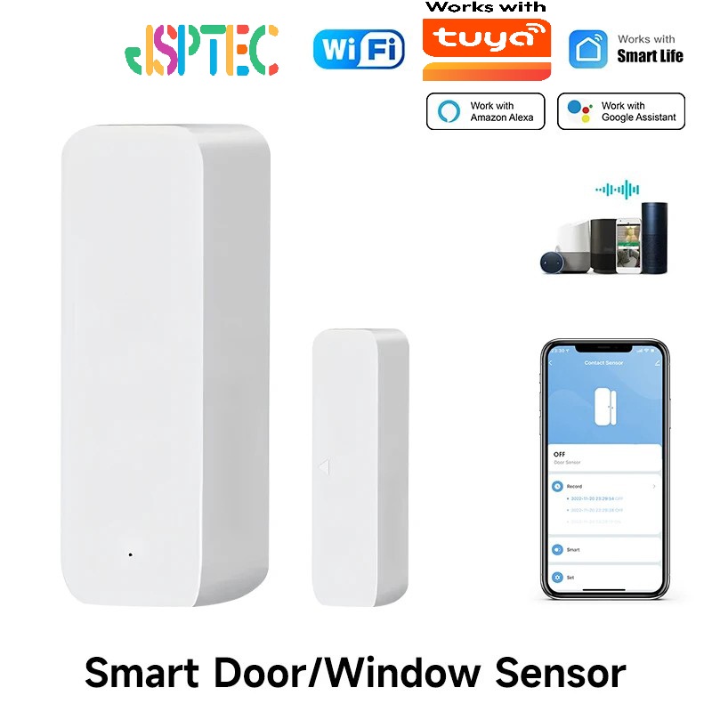 Tuya WiFi مستشعر الباب الذكي ب - مراجعة Smart Home Full System وسعره