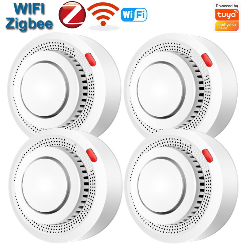 جهاز استشعار الدخان واي فاي/زي - مراجعة Smart Smoke Detector وسعره