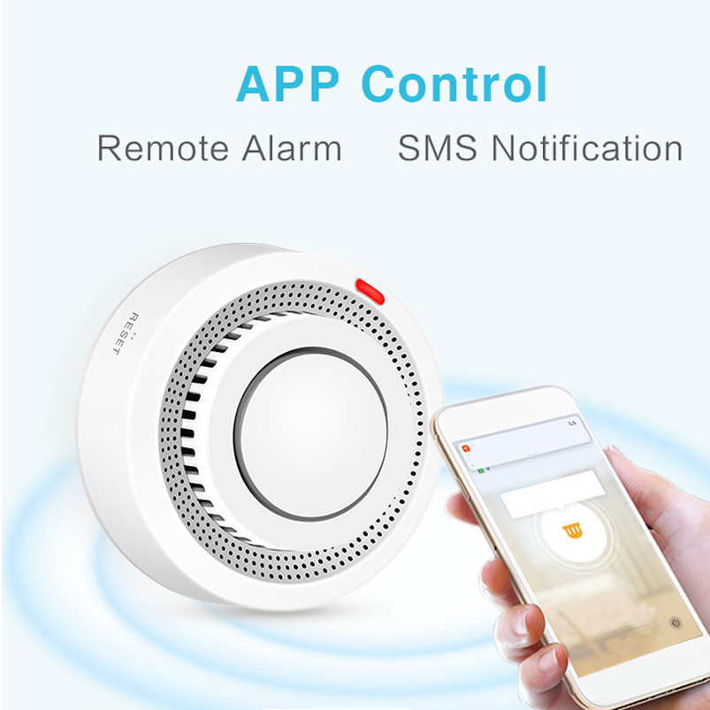 جهاز استشعار الدخان واي فاي/زي - مراجعة Smart Smoke Detector وسعره