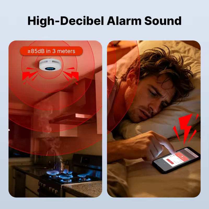 جهاز MOES Tuya ZigBee للكشف عن - مراجعة Smart Smoke Detector وسعره
